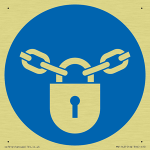 Mandatory: Keep locked